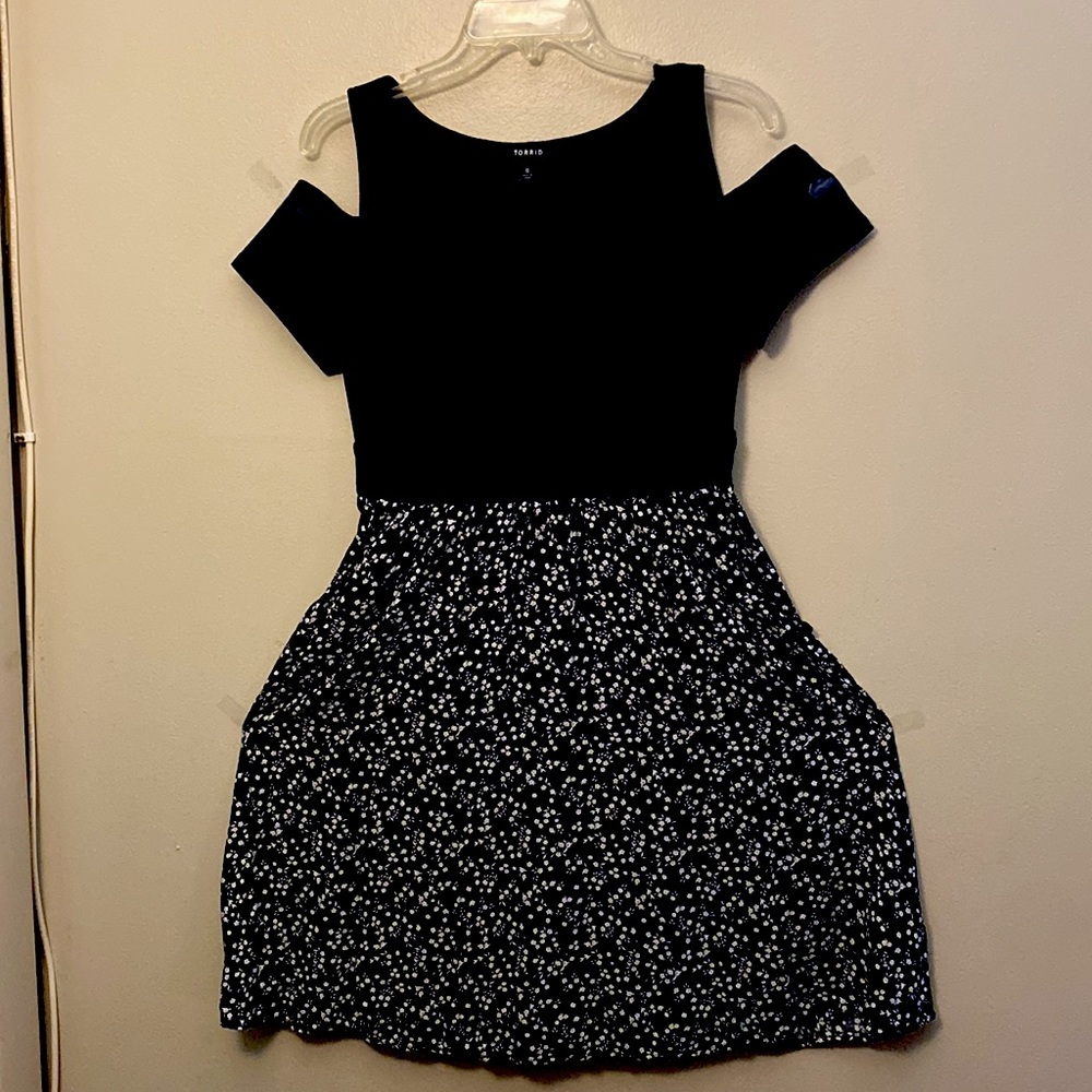 TORRID Cold Shoulder Summer Dress